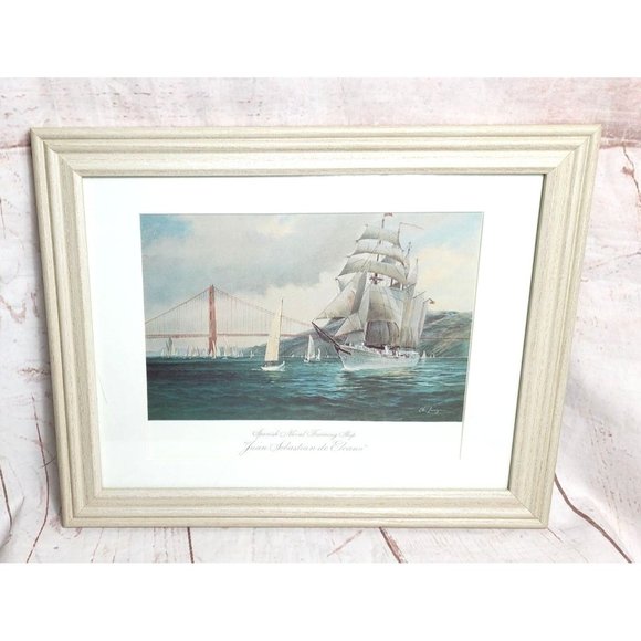 Spanish Naval Training Ship Juan Sebastian De Elcano Picture - White Wash